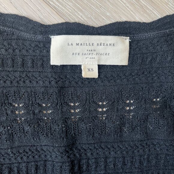 EUC Sezane Pull Ronnie Long Sleeve Top Size 34/XS - Picture 5 of 6